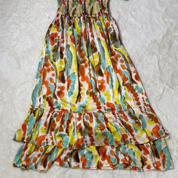 TCEC Multicolor Puff Sleeve Dress - Picture 3 of 4